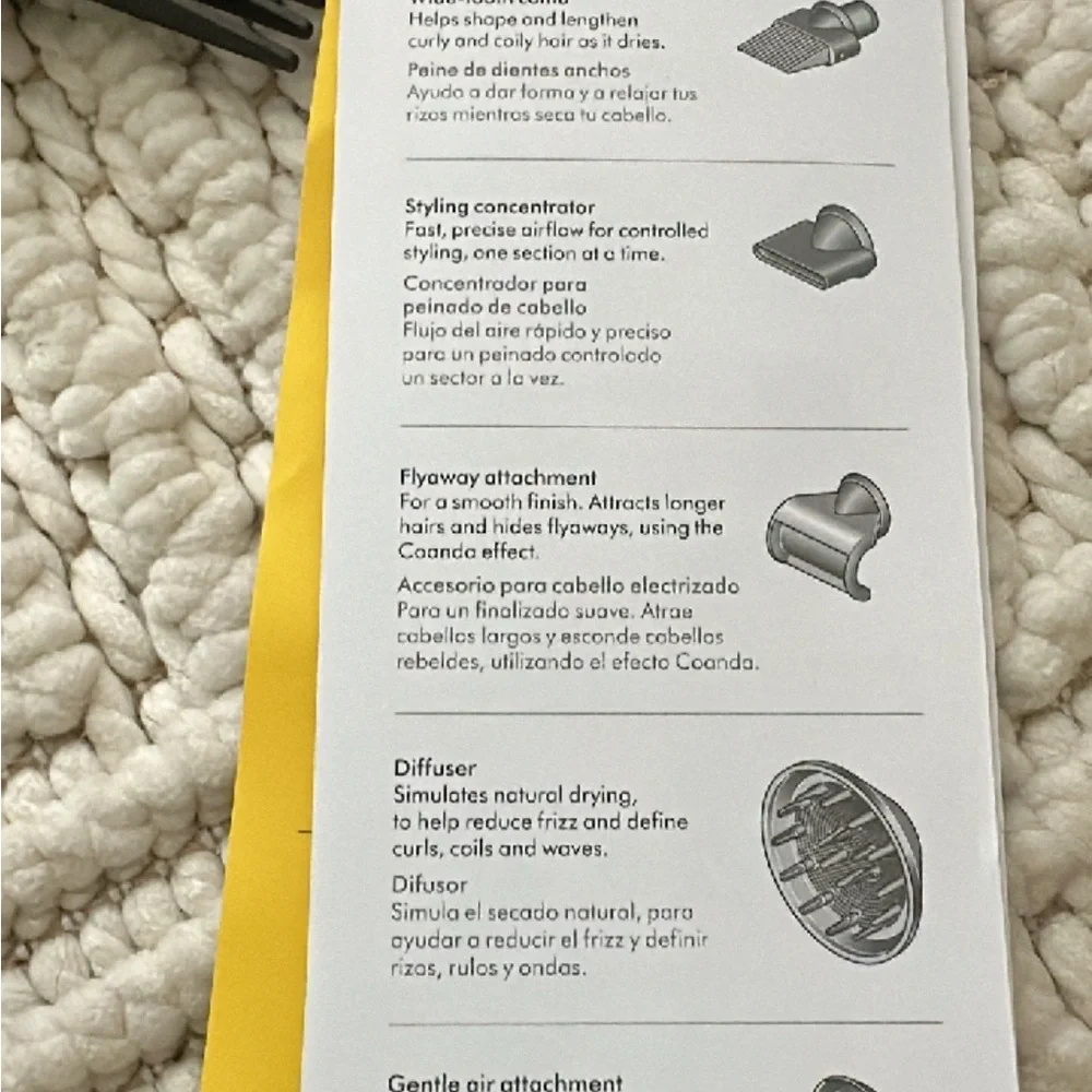 Dyson Supersonic Hair Dryer with Attachments - Picture 8 of 8